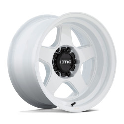 KMC KM728 LOBO felga 17x8.5 6x120 66.9 ET18, Gloss white