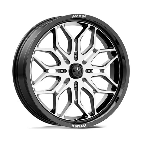 ALU felge MSA MSA Offroad felgas M47 SNIPER felga 20x7 4x137 96 ET10, Gloss black | race-shop.hr
