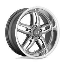 US Mag U129 CTEN felga 18x8 5x120.65 72.56 ET1, Matte gun metal
