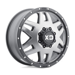 XD 130 MACHETE DUALLY felga 20x7.5 8x165.1 121.5 ET142, Matte gray