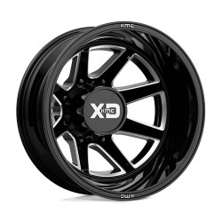 XD 845 PIKE DUALLY felga 20x8.25 8x165.1 121.5 ET-240, Gloss black