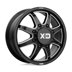 XD 845 PIKE DUALLY felga 22x8.25 8x165.1 121.5 ET105, Gloss black
