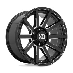 XD 847 OUTBREAK felga 20x10 6x139.7 106.1 ET12, Gloss black