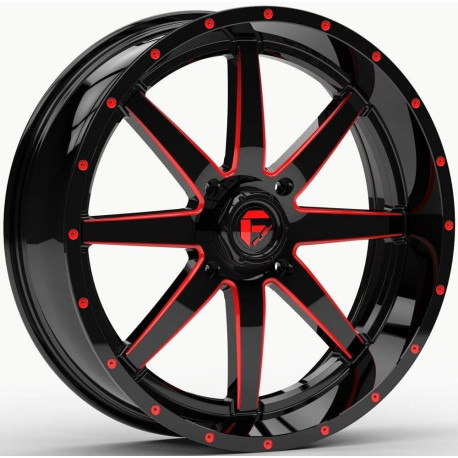 ALU felge Fuel Fuel UTV D650 MAVERICK UTV felga 20x7 4x156 132 ET13, Gloss black | race-shop.hr