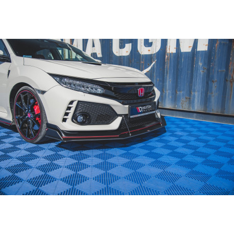 Body kit i vizualni dodaci RACING DURABILLITY Prednji Lip Honda Civic X Type-R | race-shop.hr