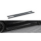 Body kit i vizualni dodaci MAXTON DESIGN difuzori bočnih pragova za Mercedes-Benz A AMG-Line W176 Facelif, sjajna crna | race-shop.hr