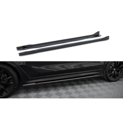 MAXTON DESIGN difuzori bočnih pragova za BMW X7 M-Pack G07 Facelift, sjajna crna