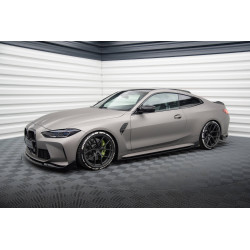 MAXTON DESIGN difuzori bočnih pragova (CSL look) za BMW M4 G82, sjajna crna, V3