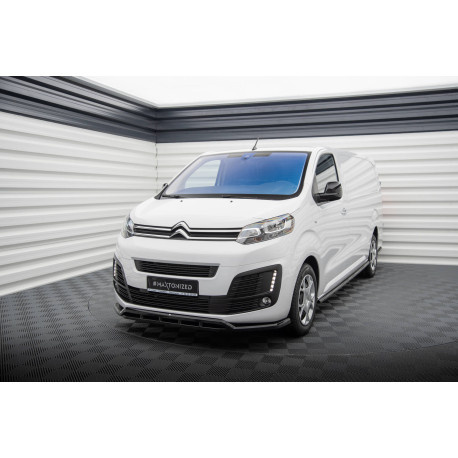 Body kit i vizualni dodaci MAXTON DESIGN prednji lip za Citroen Jumpy Mk3, sjajna crna | race-shop.hr