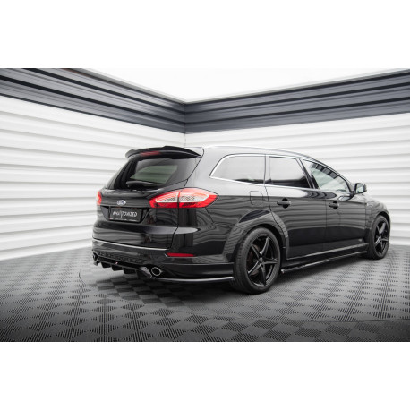 Body kit i vizualni dodaci MAXTON DESIGN lip gepeka za Ford Mondeo Estate ST-Line Mk4 Facelift, sjajna crna | race-shop.hr