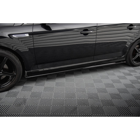 Body kit i vizualni dodaci MAXTON DESIGN difuzori bočnih pragova za Ford Mondeo ST-Line Mk4 Facelift, sjajna crna | race-shop.hr