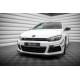 Body kit i vizualni dodaci MAXTON DESIGN prednji lip za Volkswagen Scirocco R Mk3, sjajna crna, V4 | race-shop.hr