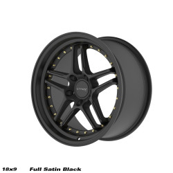 STROM DS-05 felga 18x9 5x114 73.1 ET33, Full Satin Black