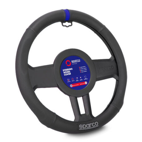 Volani SPARCO CORSA SPS136 navlaka volana, plava (PVC, guma) | race-shop.hr