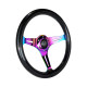 Na popustu Sportski volan s 3 kraka NRG Classic, 350mm, drvo, 38mm uvlačenje, crna/neon | race-shop.hr