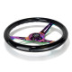 Na popustu Sportski volan s 3 kraka NRG Classic, 350mm, drvo, 38mm uvlačenje, crna/neon | race-shop.hr