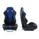 Sportska sjedalab bez FIA homogolacije prilagodljive Trkaće sjedalo R-LOOK II PVC različite boje | race-shop.hr