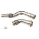 Down pipe, dump pipe RACES downpipe za BMW F80 S55 M3 2013-2017 | race-shop.hr