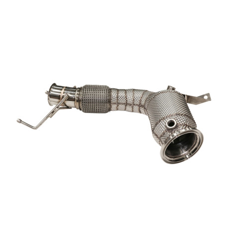 Down pipe, dump pipe RACES downpipe za Mini Cooper S F56 2.0T (s toplinskim štitom) | race-shop.hr