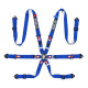 Sigurnosni pojasevi i dodaci FIA 6 točkasti sportski sigurnosni pojasevi SPARCO COMPETITION H-2 PU 2" (50mm), plava | race-shop.hr