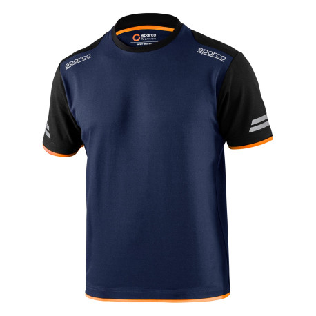 Majice SPARCO Teamwork majica za muškarce - plavo/narančasta | race-shop.hr