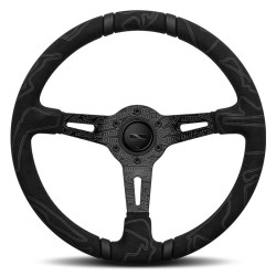 Sportski volan s 3 kraka MOMO ULTRA Edition, 350mm, alcantara, 70mm uvlačenje, crna