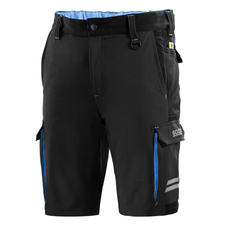 Oprema za mehaničare SPARCO Teamwork kratke hlače za muškarce crno/plave | race-shop.hr