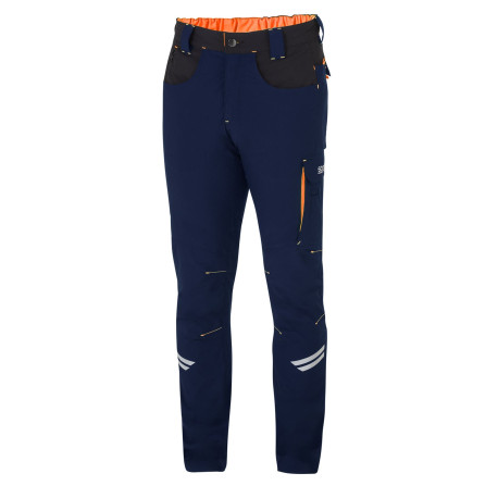 Lifestyle Radne hlače SPARCO KANSAS plavo/narančaste | race-shop.hr