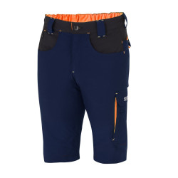 SPARCO Teamwork lagane kratke hlače za muškarce plavo/narančaste