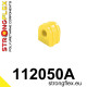 Polijuretanski silent blokovi STRONGFLEX - 112050A: Prednji stabilizator | race-shop.hr