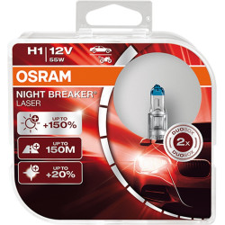 Osram halogene žarulje NIGHT BREAKER LASER H1 (2 kom)