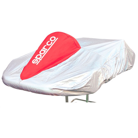 Šatori, podovi i cerade SPARCO Kart cerada srebrno/crvena | race-shop.hr