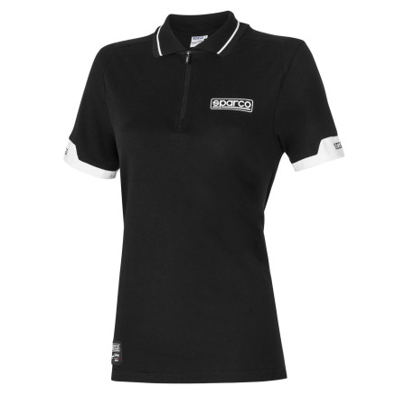 Majice SPARCO polo majica MY2024 ženska - Crna | race-shop.hr