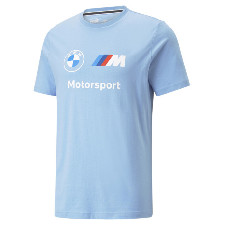 Majice Muška majica Puma BMW MMS ESS Logo - Sky Plava | race-shop.hr