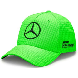 Mercedes-AMG Petronas Lewis Hamilton kapa, neon zelena