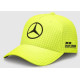 Kape Mercedes-AMG Petronas Lewis Hamilton kapa, neon žuta | race-shop.hr