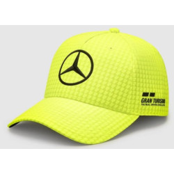 Mercedes-AMG Petronas Lewis Hamilton kapa, neon žuta