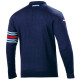 Dukserice i jakne SPARCO MARTINI RACING pamučni džemper, tamno plavi | race-shop.hr