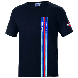 Majica SPARCO MARTINI RACING Stripes, crna