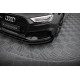 Body kit i vizualni dodaci Prednji lip V1 Audi RS3 Sedan 8V Facelift (Black-Red + Gloss Flaps) | race-shop.hr