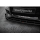 Body kit i vizualni dodaci Prednji lip V1 Audi RS3 Sedan 8V Facelift (Black-Red + Gloss Flaps) | race-shop.hr
