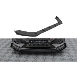 Prednji lip Ford Fiesta ST Mk8 Facelift (Black + Gloss Flaps)