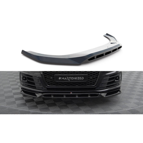 Body kit i vizualni dodaci MAXTON DESIGN prednji lip za Audi SQ7 / Q7 S-Line Mk2, sjajna crna, V2 | race-shop.hr
