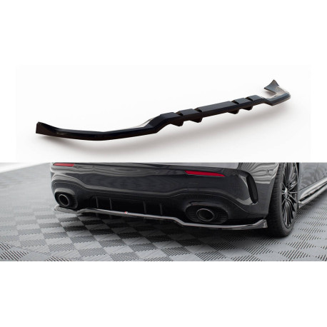 Body kit i vizualni dodaci Središnji stražnji difuzor (s vertikalnim prugama) Mercedes-AMG A35 Hatchback W177 | race-shop.hr