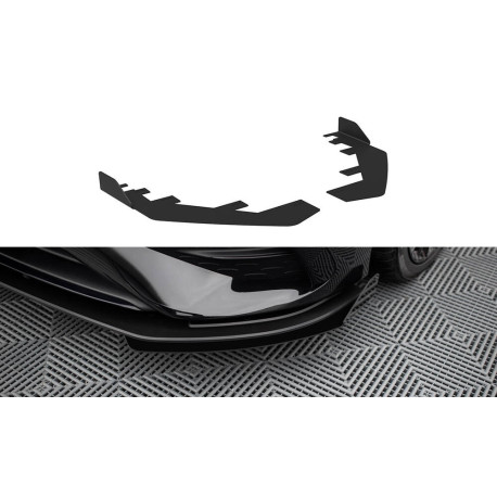 Body kit i vizualni dodaci MAXTON DESIGN prednja krila branika za Mercedes-AMG A35 W177 Facelift, sjajna crna | race-shop.hr
