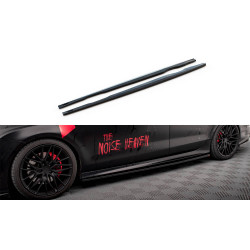 MAXTON DESIGN difuzori bočnih pragova za Audi A7 S-Line C7, sjajna crna