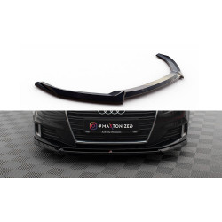 MAXTON DESIGN prednji lip za Audi A3 Sportback 8V Facelift, sjajna crna, V2