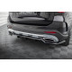 Body kit i vizualni dodaci MAXTON DESIGN središnji stražnji difuzor za Mercedes-Benz GLC AMG-Line X254 (s vertikalnim prugama), sjajna crna | race-shop.hr