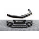 MAXTON DESIGN prednji lip za Audi S5 / A5 S-Line Coupe / Sportback 8T Facelift, sjajna crna, V3
