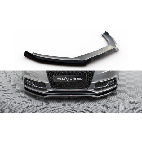 Body kit i vizualni dodaci MAXTON DESIGN prednji lip za Audi S5 / A5 S-Line Coupe / Sportback 8T Facelift, sjajna crna, V4 | race-shop.hr